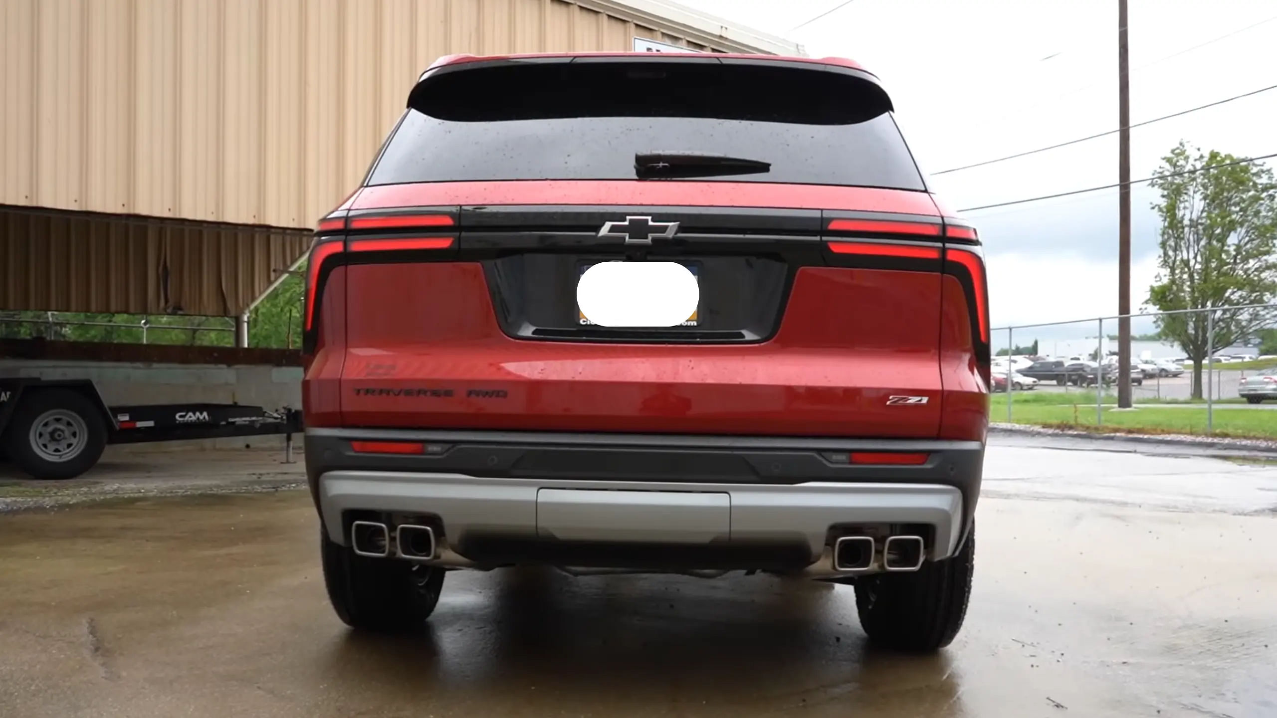 2024 Chevrolet Traverse rear view