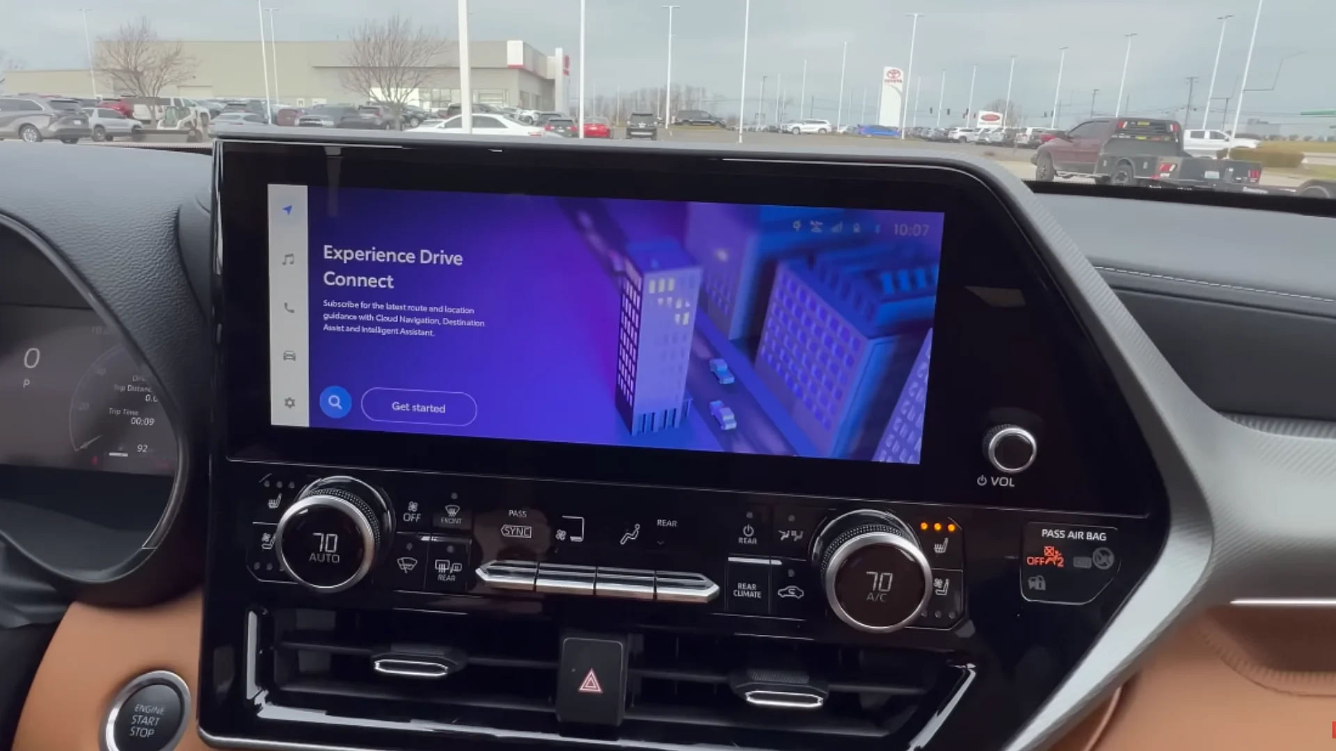 2024 Toyota Highlander Infotainment Screen