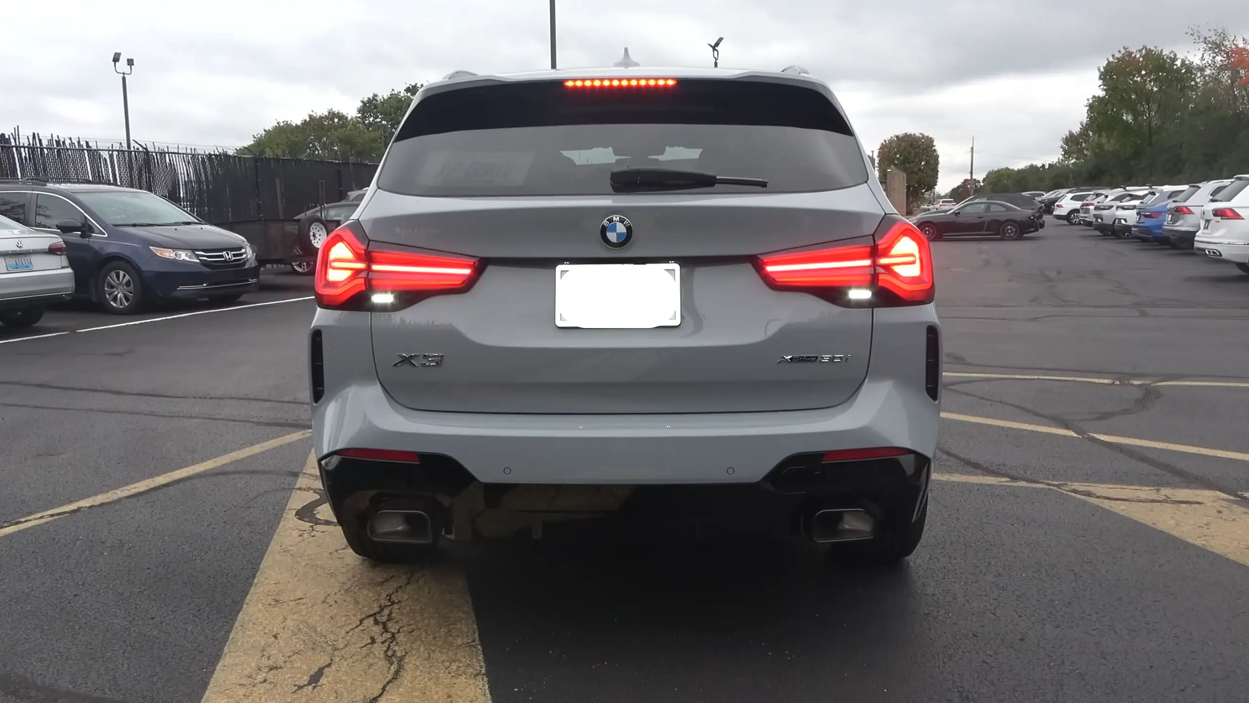 2024 BMW X3 rear view