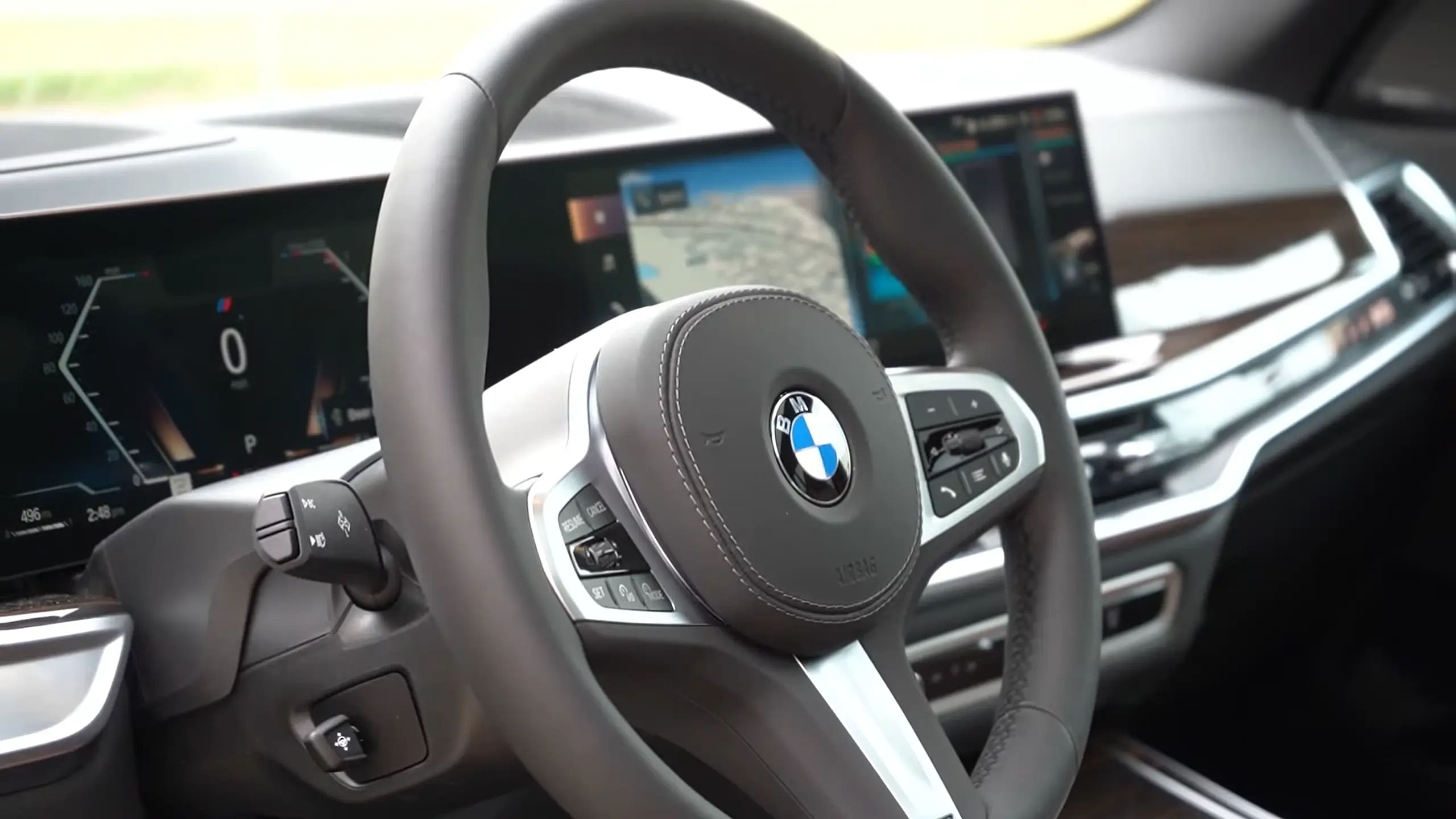 2024 BMW X5 steering wheel