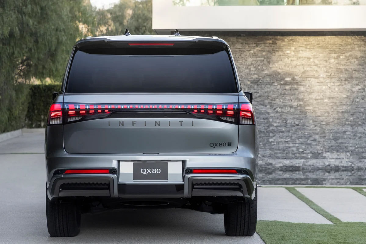 2025 Silver INFINITI QX30 Rear Profile 