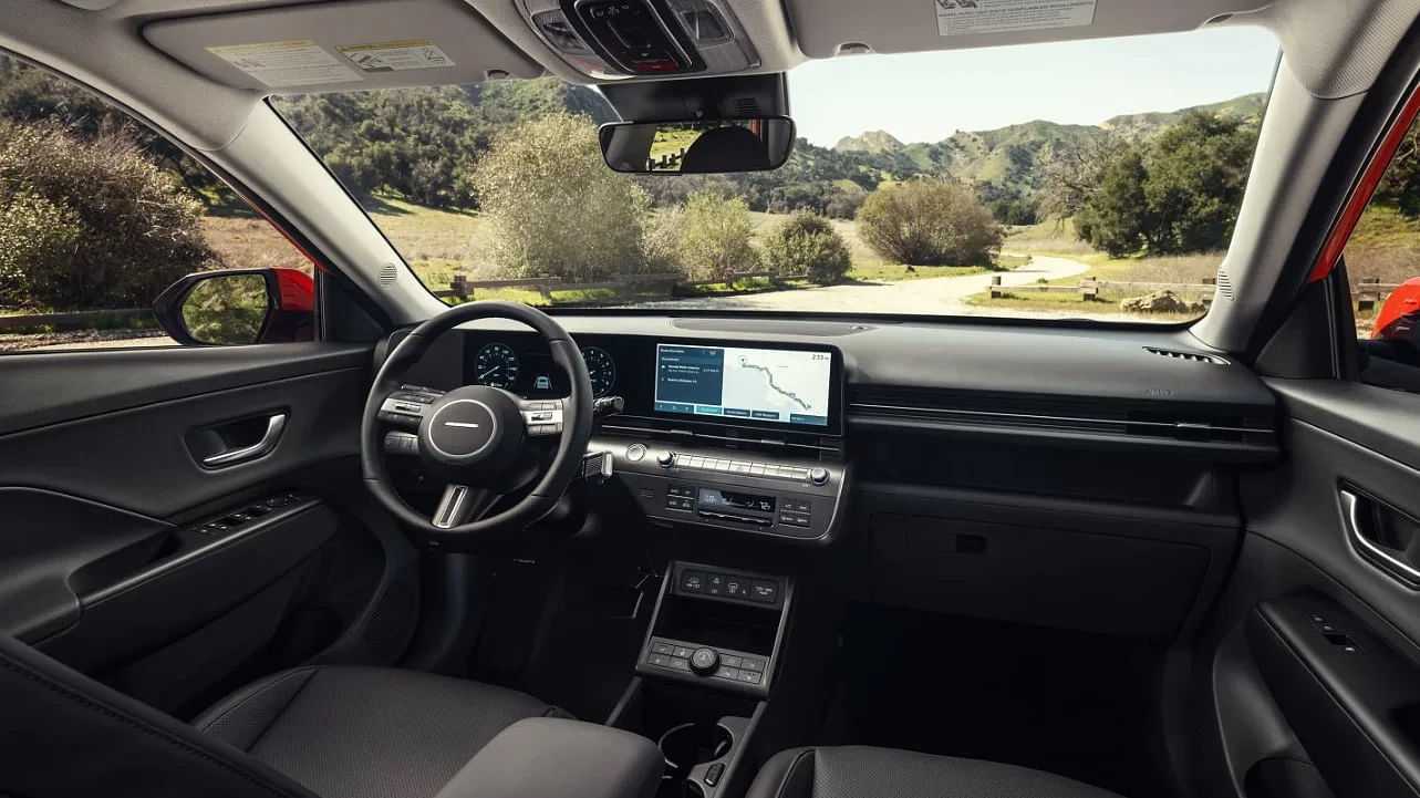 2024 Hyundai Kona Interior in Gray