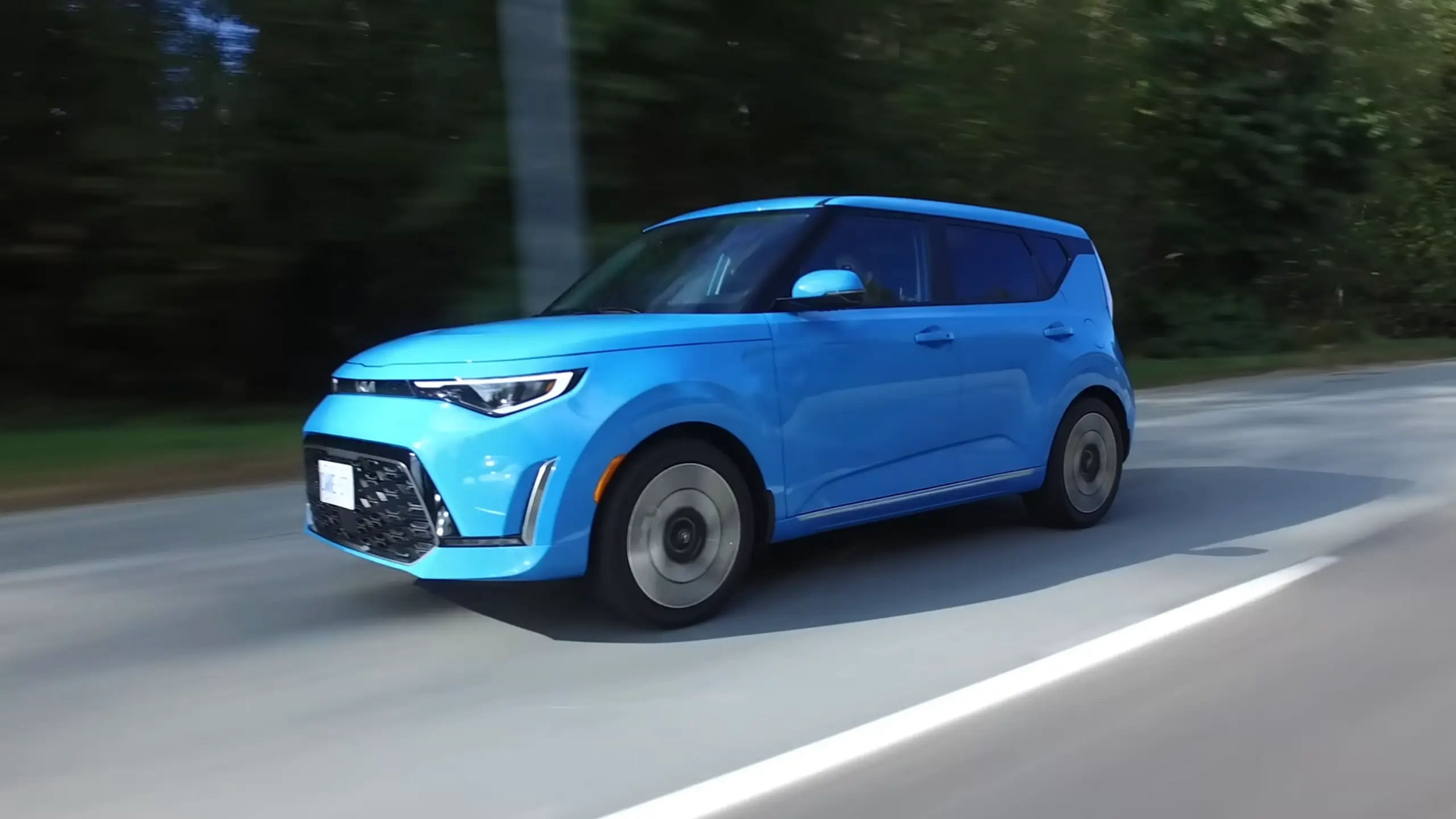 Front View of Driving The 2024 Kia Soul 