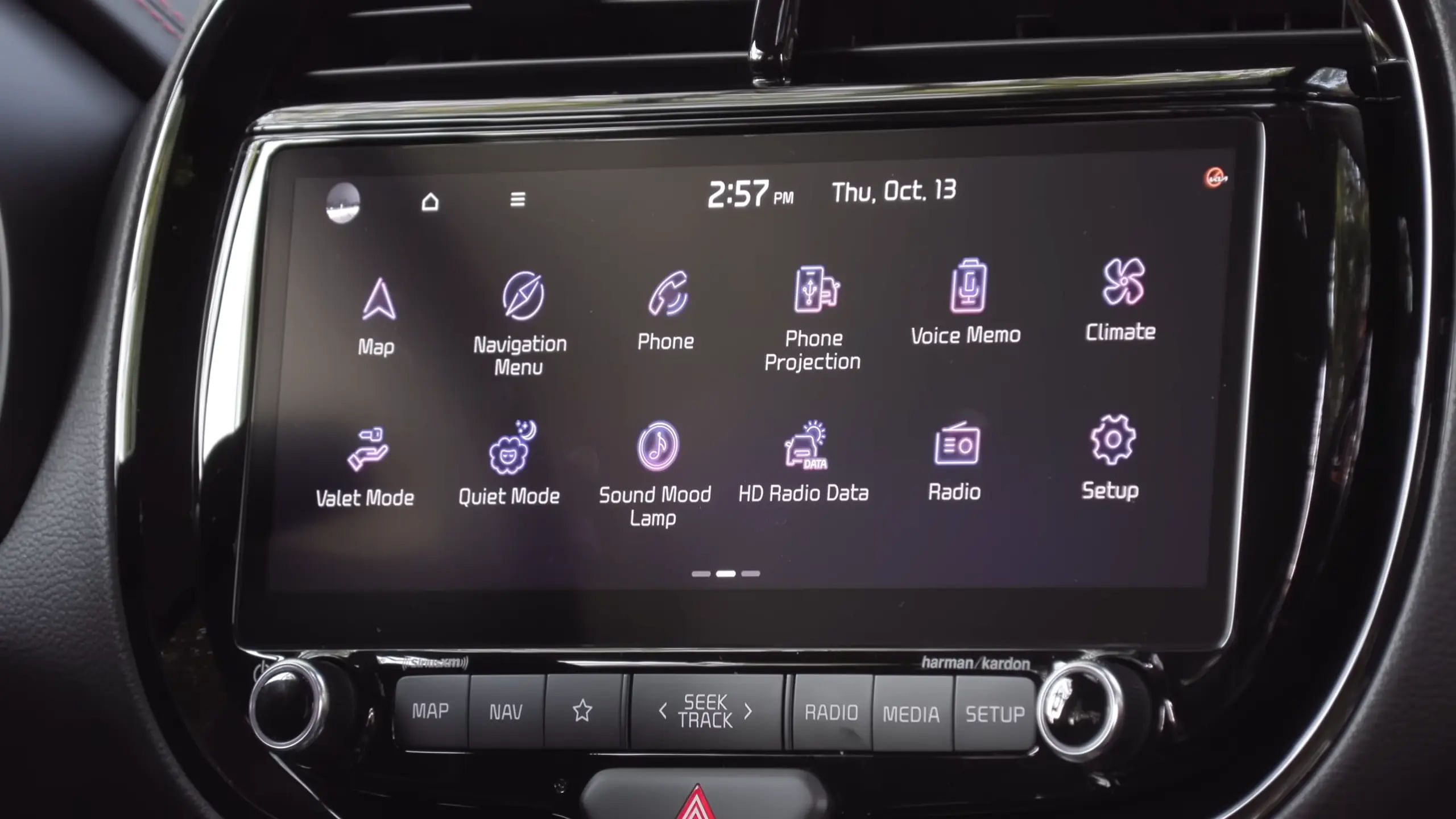 2024 Kia Soul infotainment screen