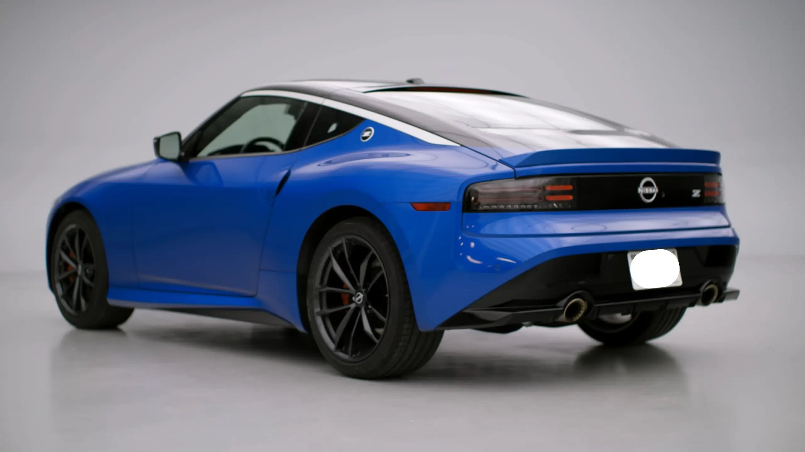 Blue 2024 Nissan Z rear profile image