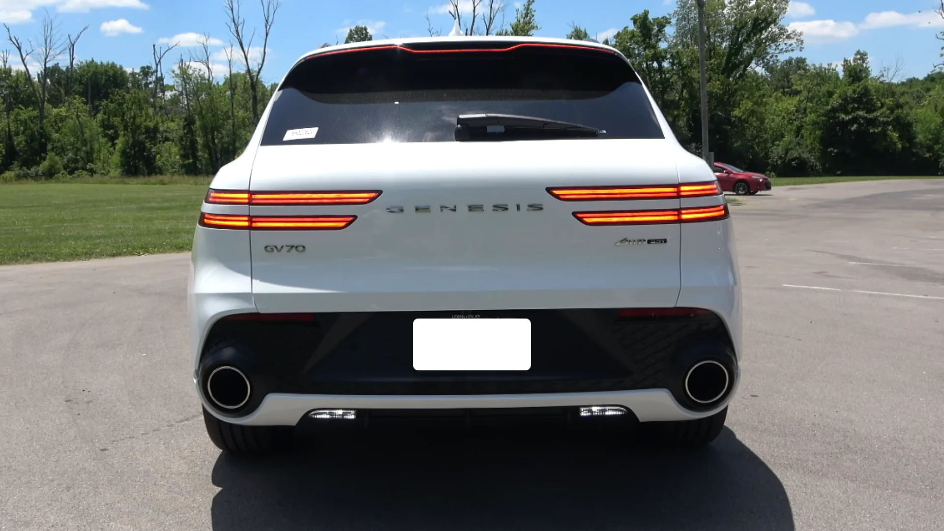 2024 Genesis GV70 Rear Profile