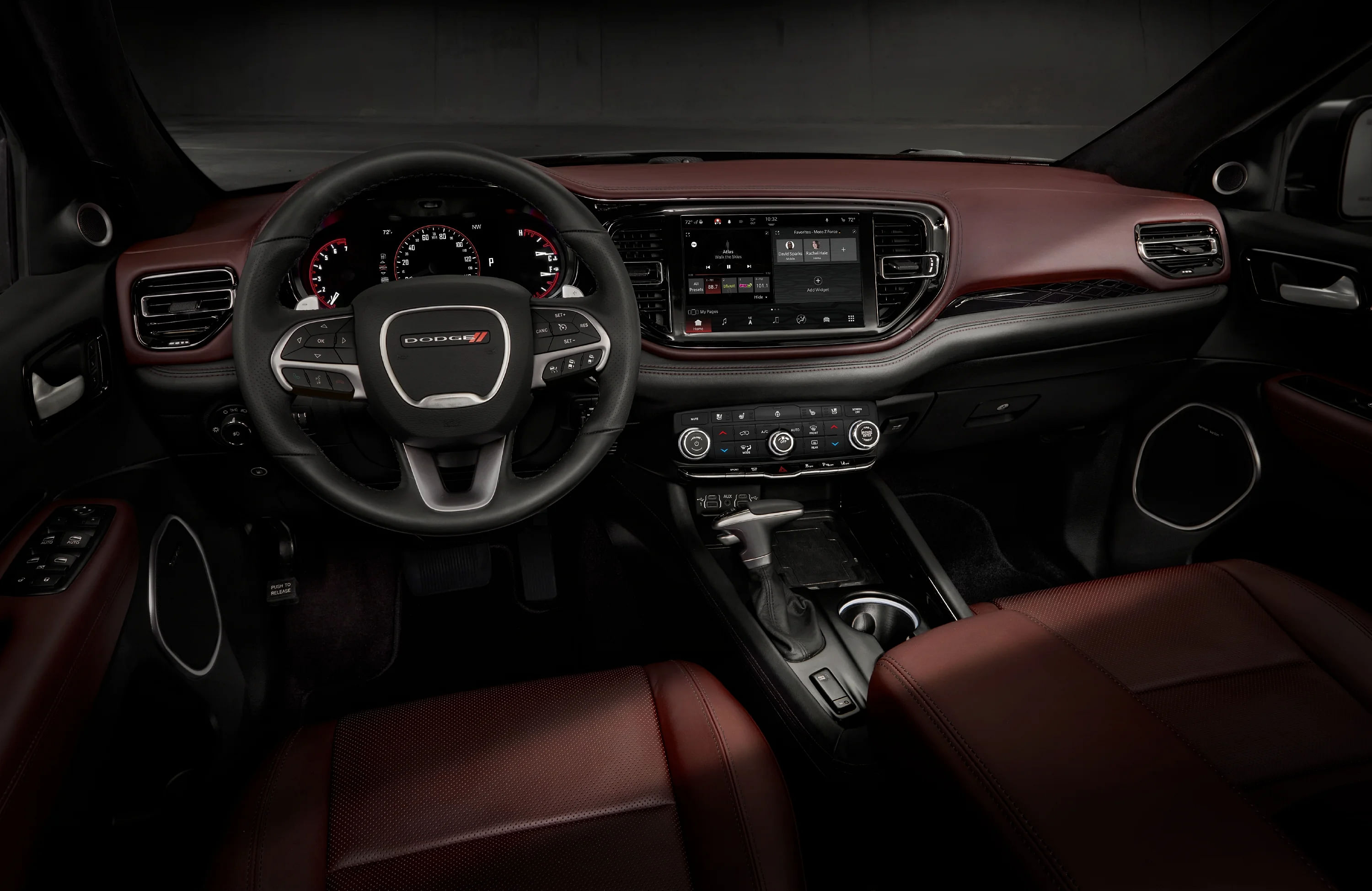 White 2024 Dodge Durango Interior Photograph